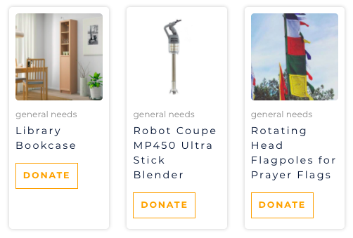 Our Updated Wishlist